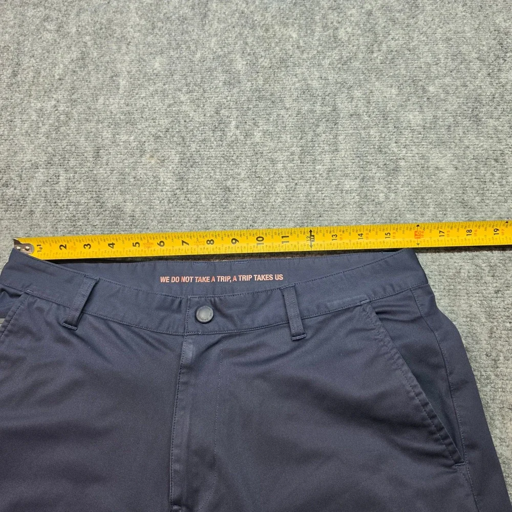 Rhone Commuter Pants Mens 32 Navy Blue Technical Slim Fit Performance Chinos